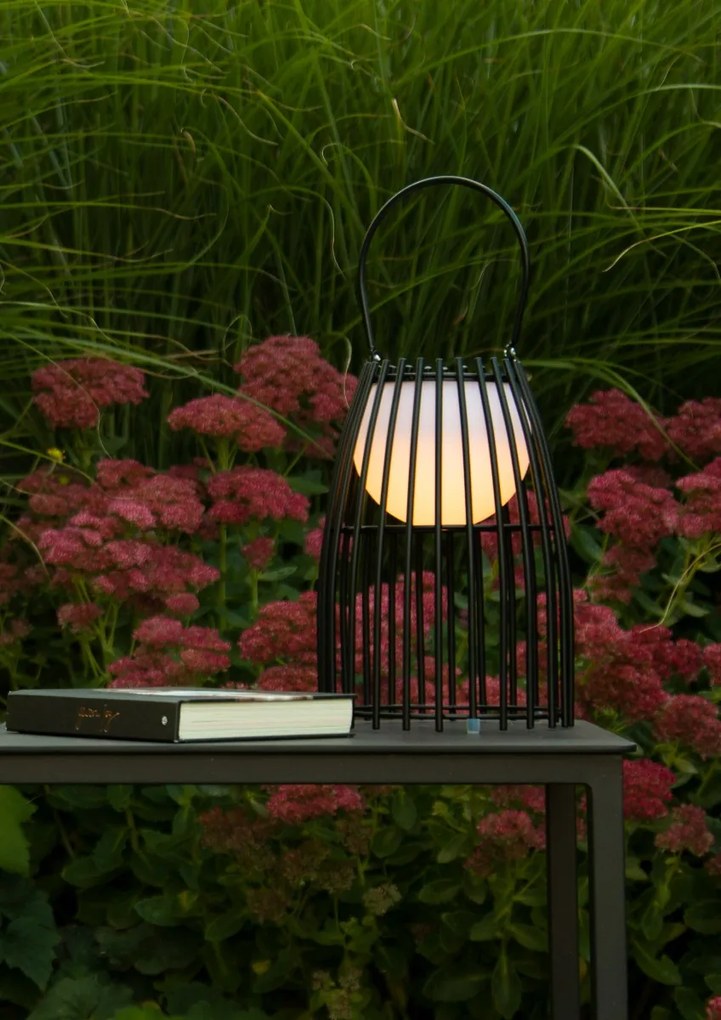 Lucide Fjara oplaadbare LED lamp 0.3W 25x18cm zwart