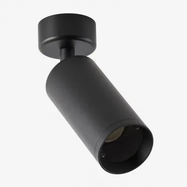 Draaibare Plafondlamp Van Aluminium Walid Zwart - Sklum