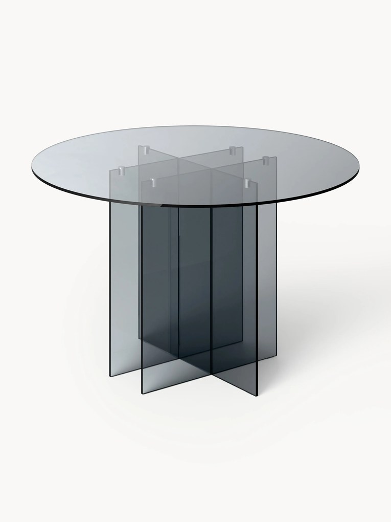 Ronde glazen eettafel Anouk, verschillende formaten