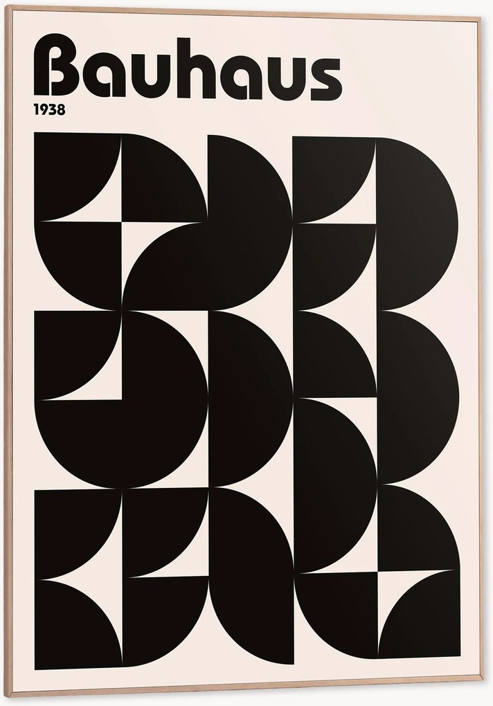 Ingelijste digitale print Bauhaus
