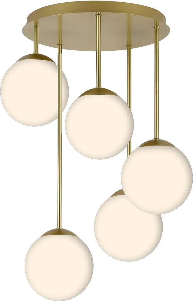 Hanglamp APP1818-5CPR GOLD