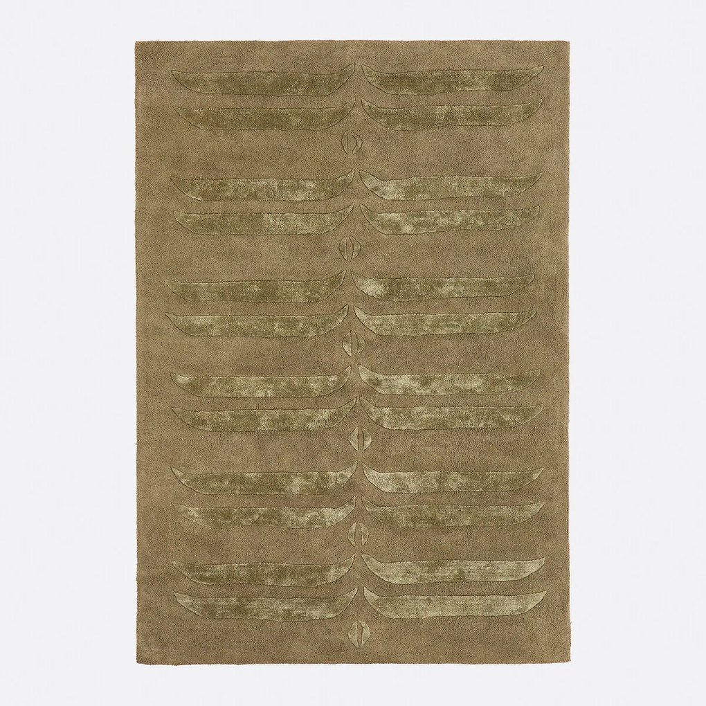 Vloerkleed in katoen/lyocell, Kira