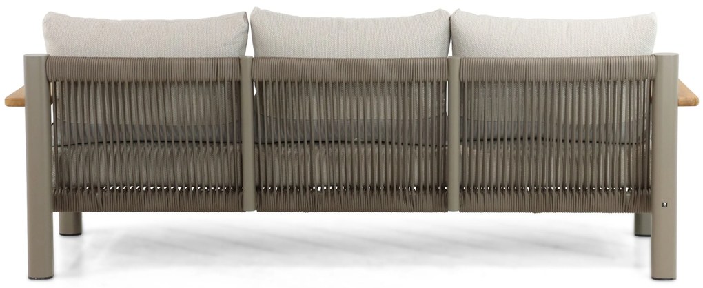 Stoel en Bank Loungeset 5 personen Aluminium/Rope Taupe  Santika Furniture Santika