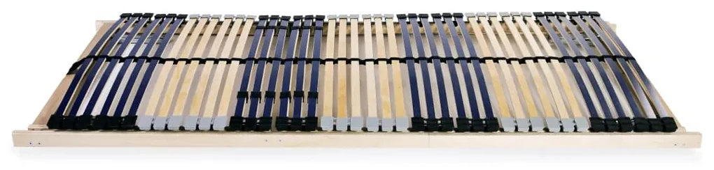 vidaXL Lattenbodems 2 st met 42 latten 7 zones 70x200 cm