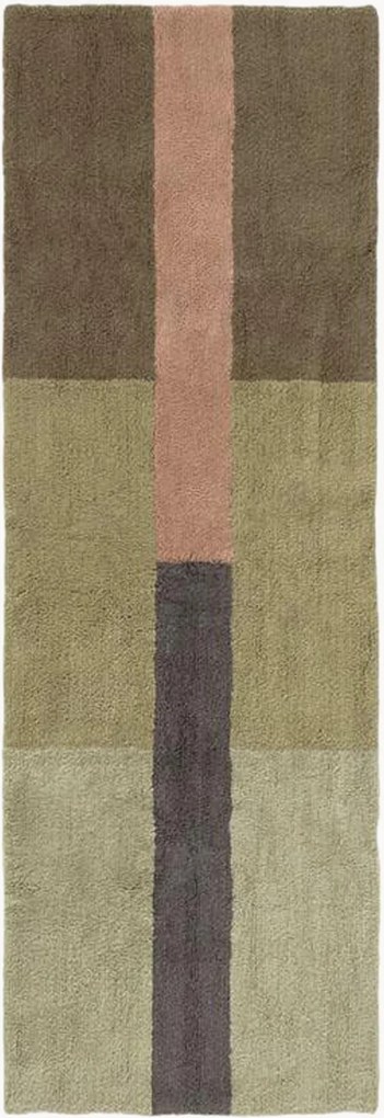 Wasbare wollen loper Chroma Stripes