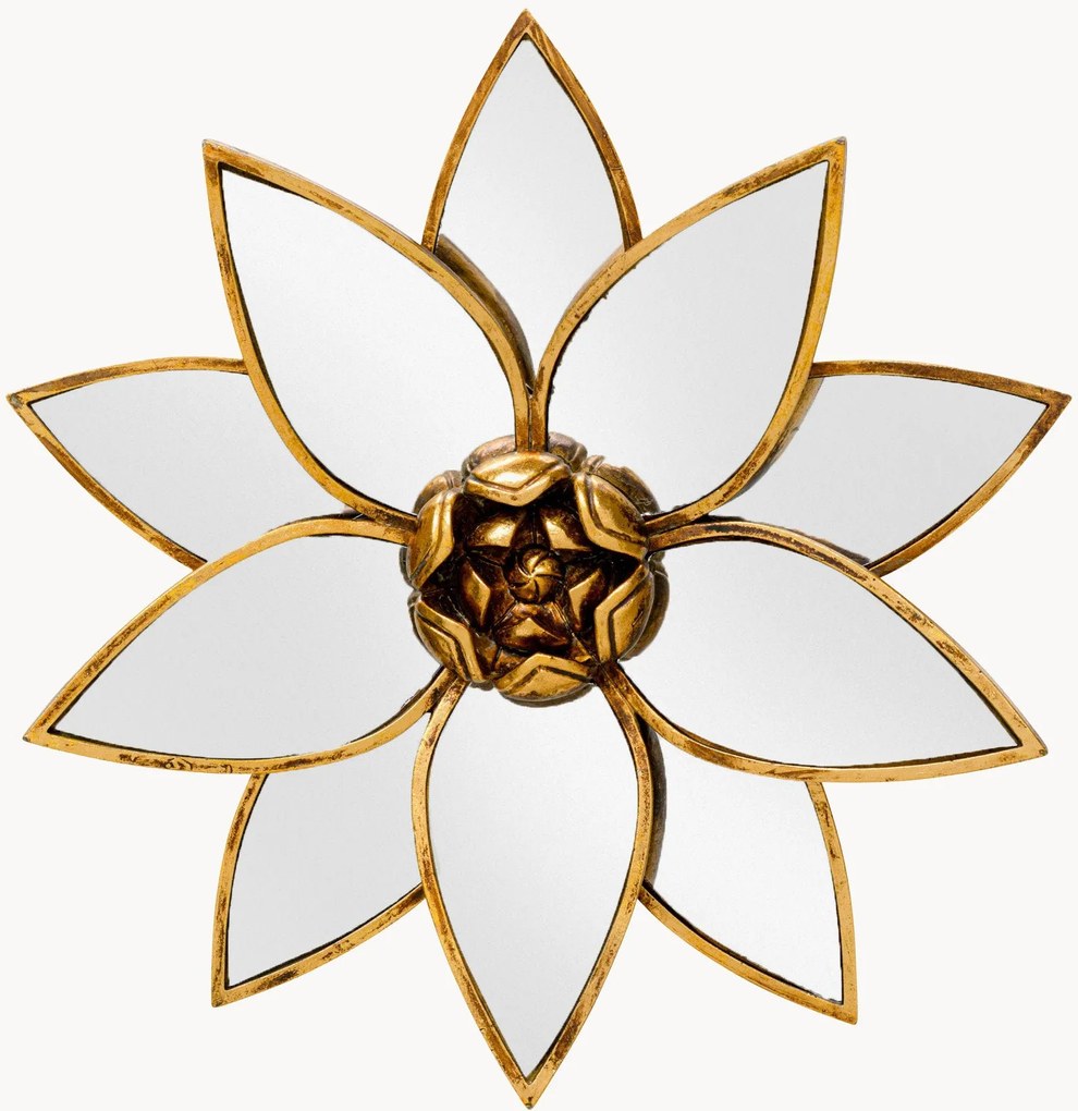 Handgemaakt wandobject Lotus