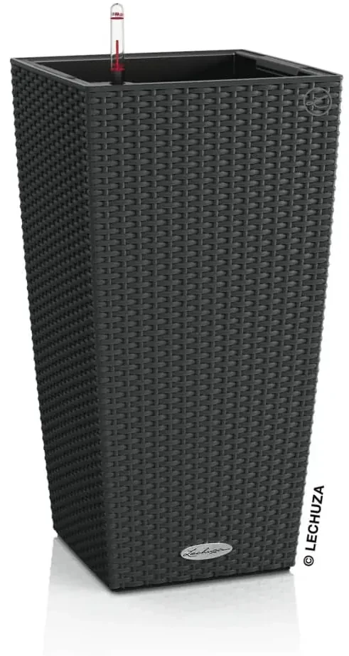LECHUZA Plantenbak CUBICO Cottage 40 ALL-IN-ONE granietkleurig