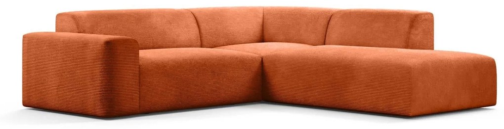 Hoekbank Nina Big rechts ribstof | NADUVI Collection