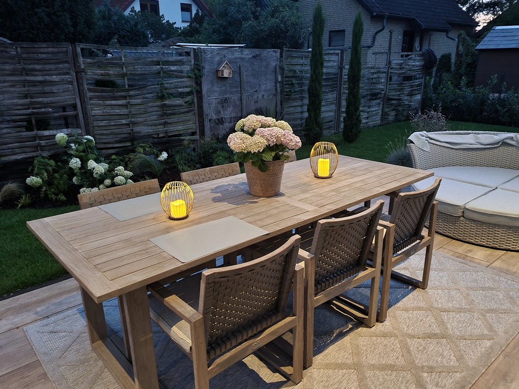 Apple Bee Antigua 240cm dining tuinset 7-delig
