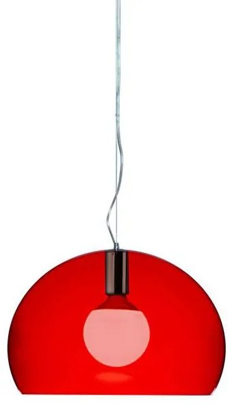 Kartell Small FL/Y hanglamp rood