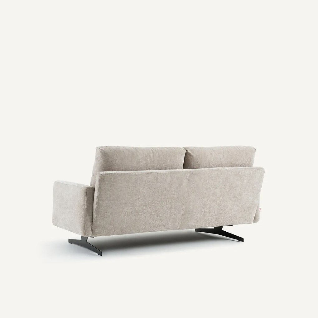 2-zitsbank in chenille fluweel, Delicato