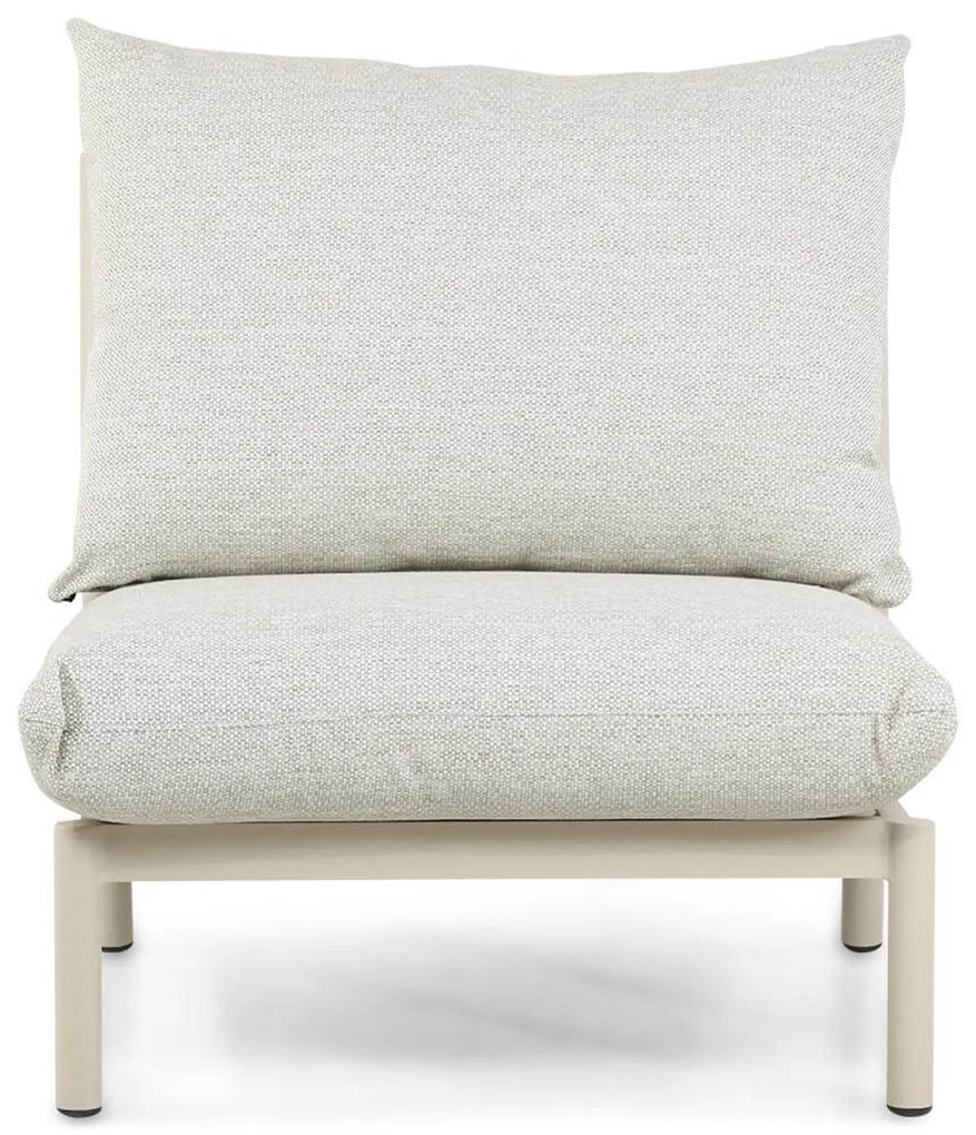 Hoek loungeset 6 personen Aluminium/rope Taupe Coco Sevilla