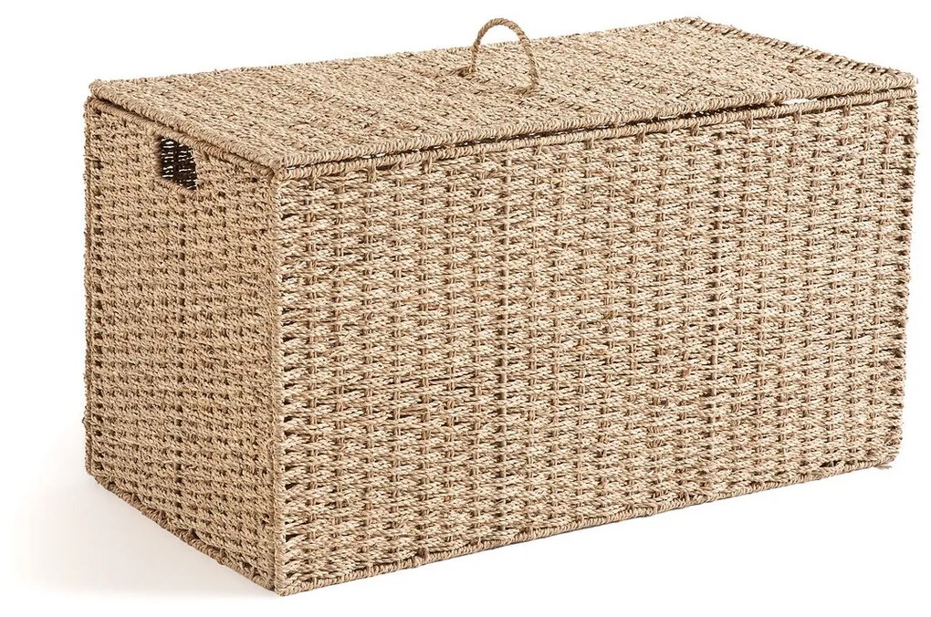 Plooibare hutkoffer in zeegras L75 cm, Kino