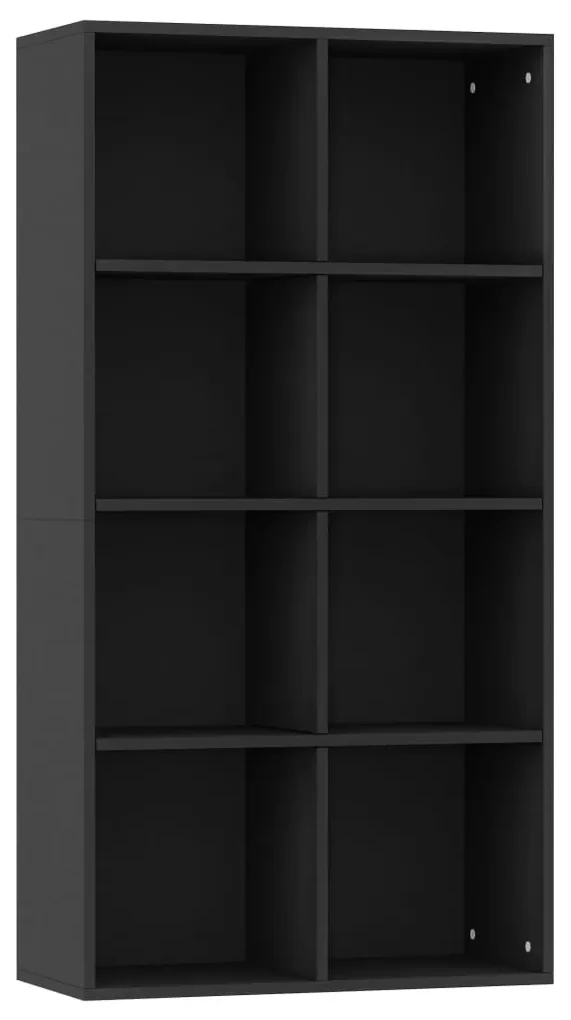 vidaXL Boekenkast/dressoir 66x30x130 cm bewerkt hout grijs