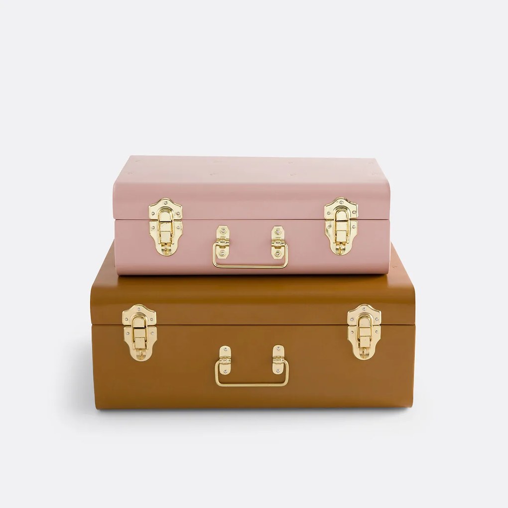 Set van metalen koffers, Masa