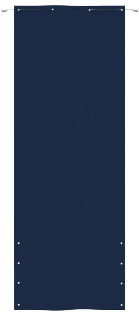 vidaXL Balkonscherm 80x240 cm oxford stof blauw