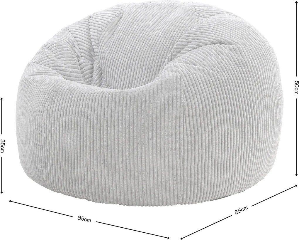 Cloudy Zitzak Corduroy - Olijf