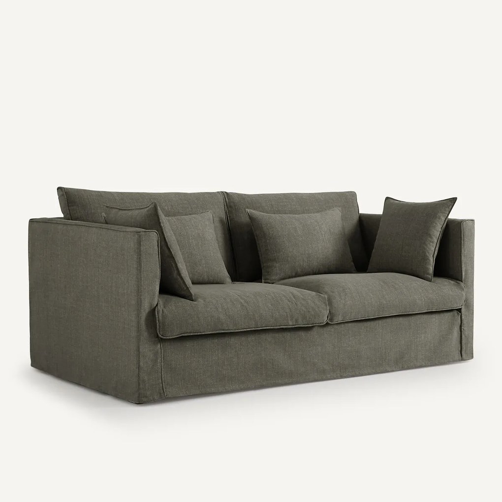 3- of 4-zitsbank, van katoen/linnen, CAMILLE