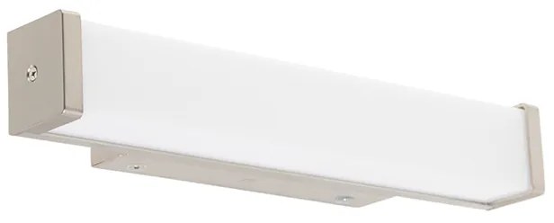 Badkamer wandlamp staal 32 cm incl. LED IP44 - Cascada