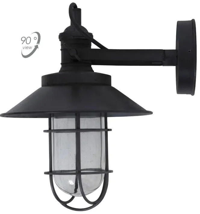 Muurlamp Atlas Antiek Bruin