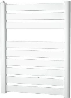 Plieger Vela designradiator horizontaal 700x560mm 359W zilver metallic