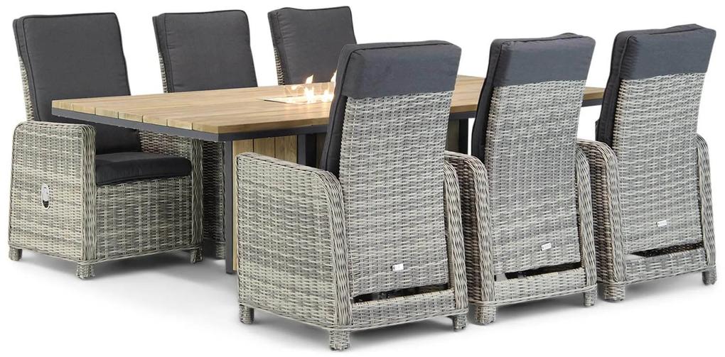 Garden Collections Bello/Seaside 220 cm dining tuinset 7-delig