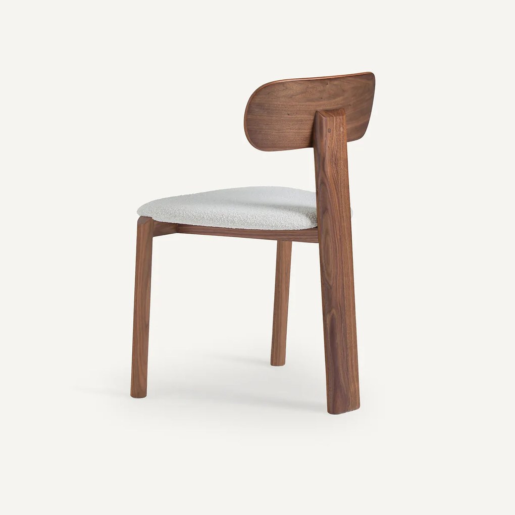 Stoel in bouclette, design E. Gallina, Marais
