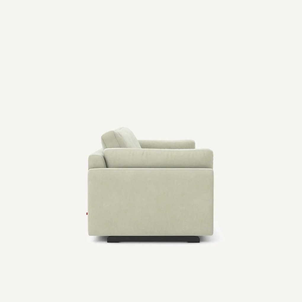 Slaapbank in stonewashed fluweel, CESAR