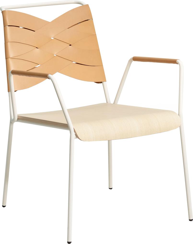 Design House Stockholm Torso fauteuil naturel onderstel essen