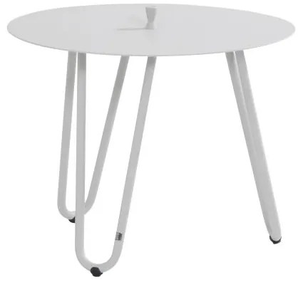 4 Seasons Outdoor | cool sidetable Ø 60 cm hoogte 45 cm, seashell  Bijzettafel    Wit weerbestendig