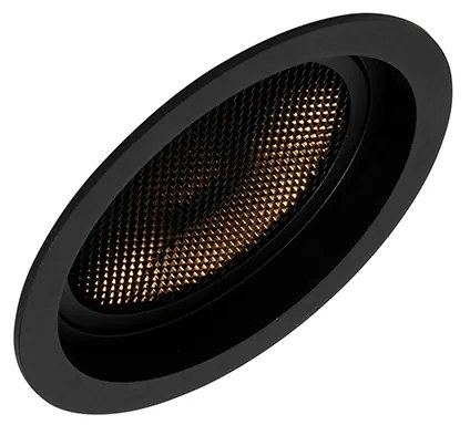 Smart inbouwspot zwart verstelbaar incl. Wifi GU10 111mm - Coop 111 Honey