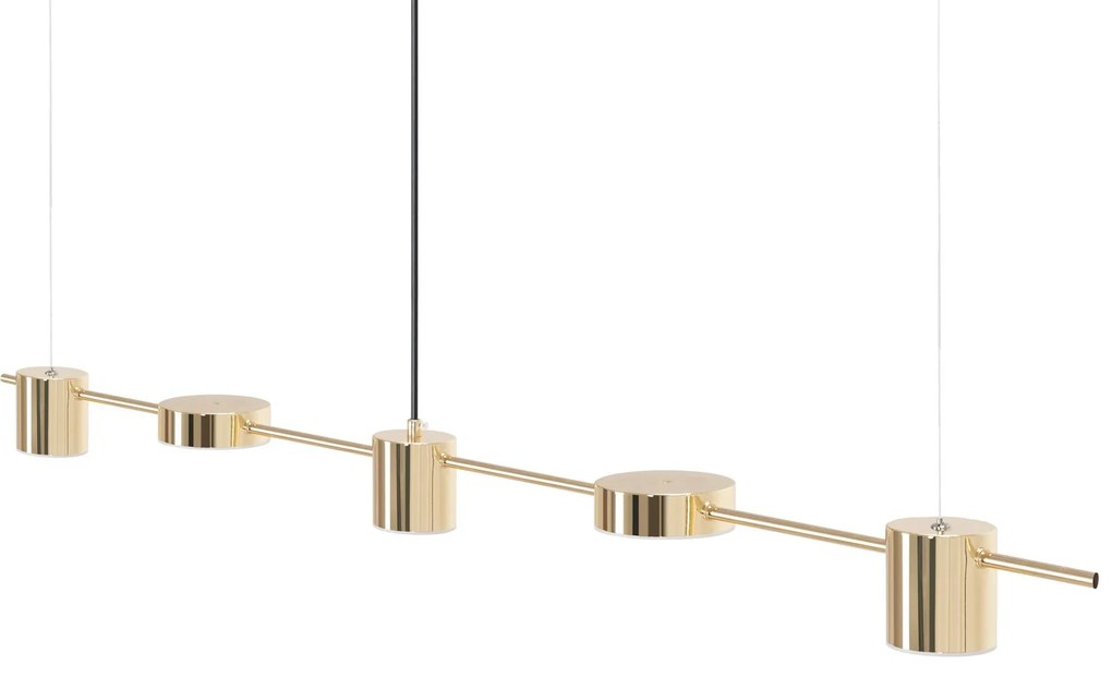 APP929-5CP GOUD LED Hangende Plafondlamp