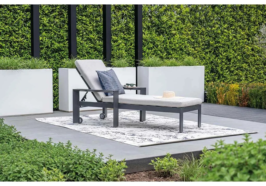 Garden Impressions Malakka ligbed - donker grijs