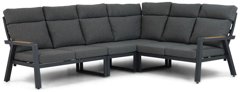 Hoek loungeset 6 personen Aluminium Grijs Lifestyle Garden Furniture Marseille