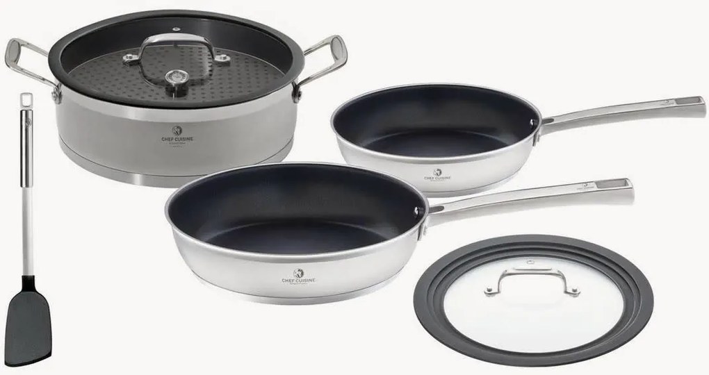 Set van 5 antiaanbak koekenpannen Kate