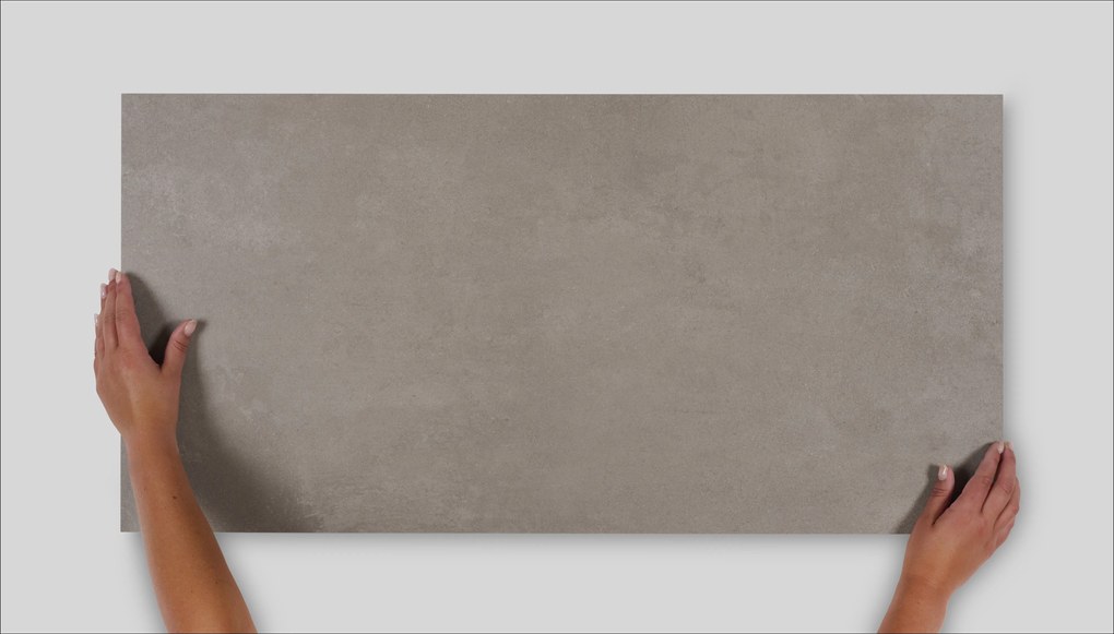 Vloer-/wandtegel Imola Azuma 90x45cm grey mat gerectificeerd