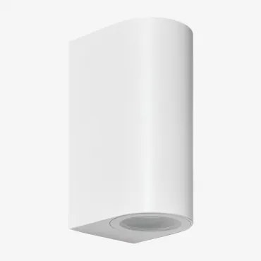Buitenwandlamp Met 2 Xilven Lichtpunten Wit - Sklum