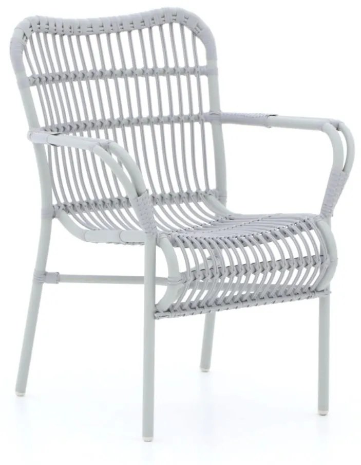 Intenso Parma/ROUGH-S 90cm dining tuinset 5-delig stapelbaar