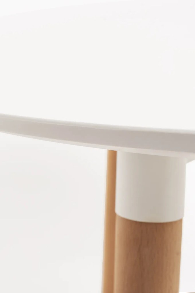 Tower Tafel Rond 100 cm Wit