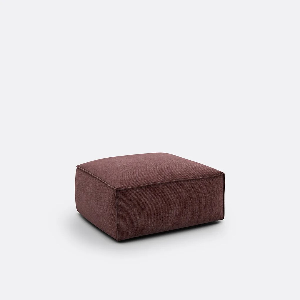 Poef van getextureerde stof, Seven