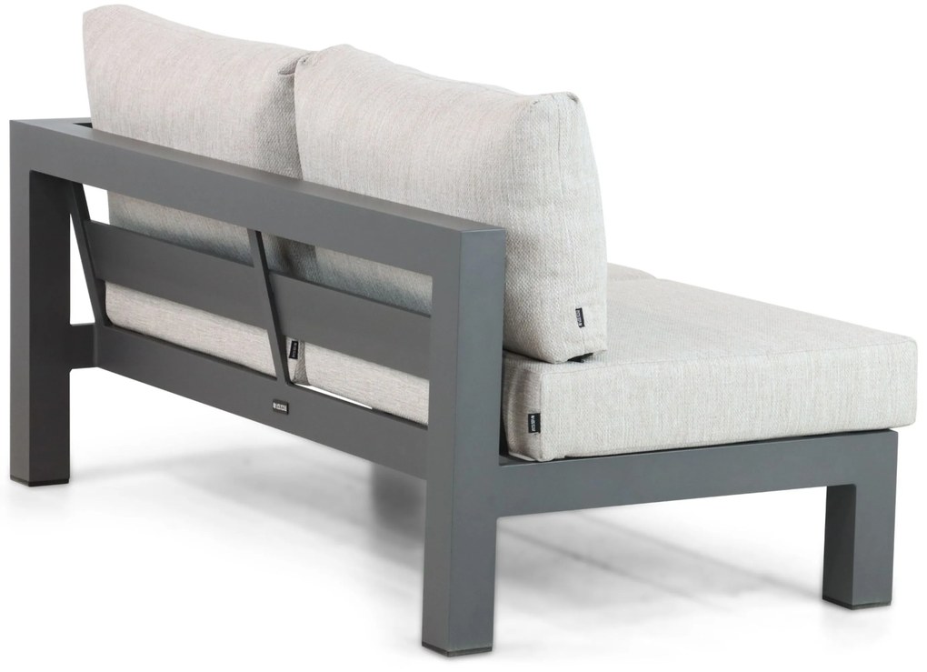Hoek loungeset 5 personen Aluminium Grijs Lifestyle Garden Furniture Luca
