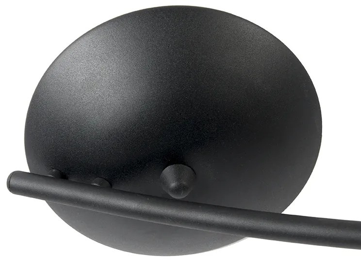 Moderne spot gebogen zwart 4-lichts - Jeany