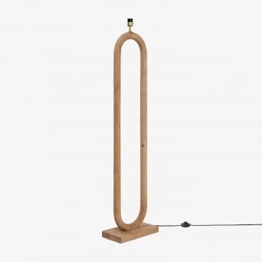 Staande Lampvoet ↑140cm In Tiberia Mangohout Mangohout - Sklum