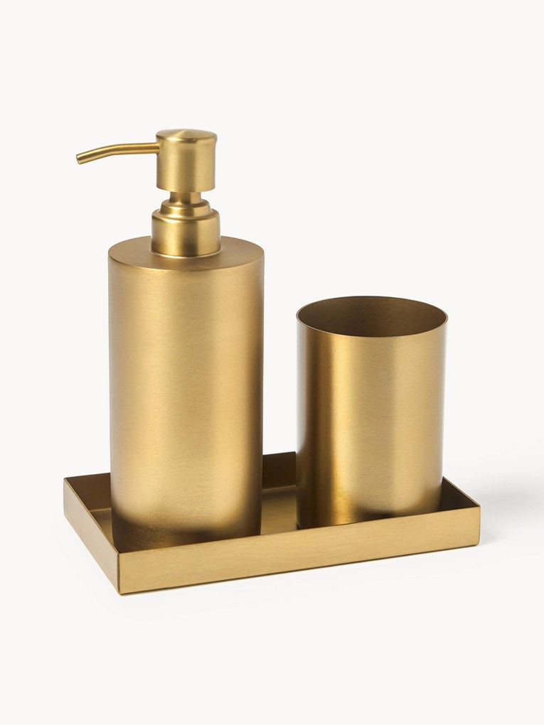 Metalen badkameraccessoires Halston, 3-delig