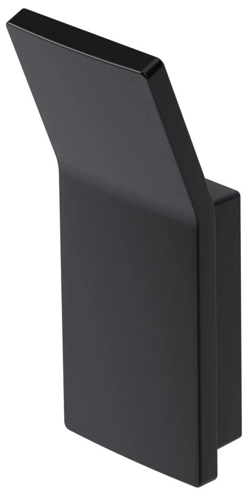 Handdoekhaak Haceka Aline Black 3,6x8,7 cm Aluminium Mat Zwart