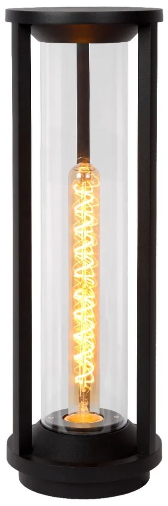 Lucide Cadix sokkellamp 15W 16x50cm zwart