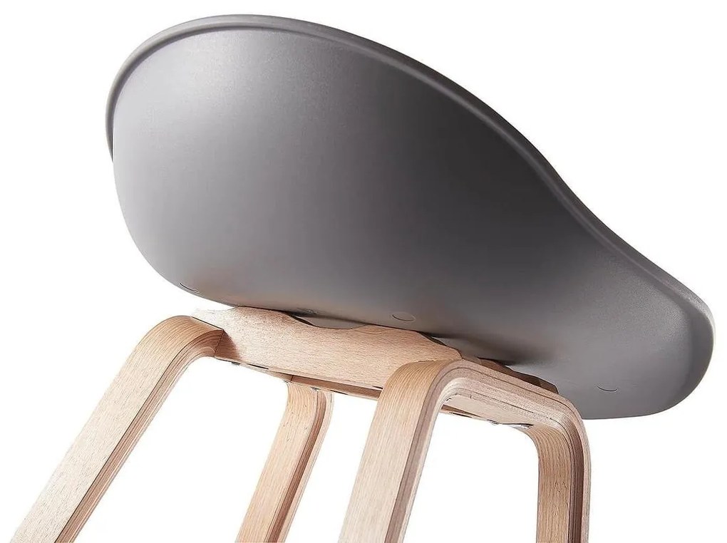 House of Rebels Barkruk - Romeo - 65 cm - Grijs - Hout - House of Rebels