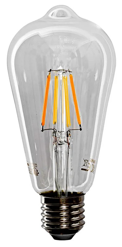 Set van 5 Smart E27 LED lampen ST64 4,5W 470 lm 1800-4000K