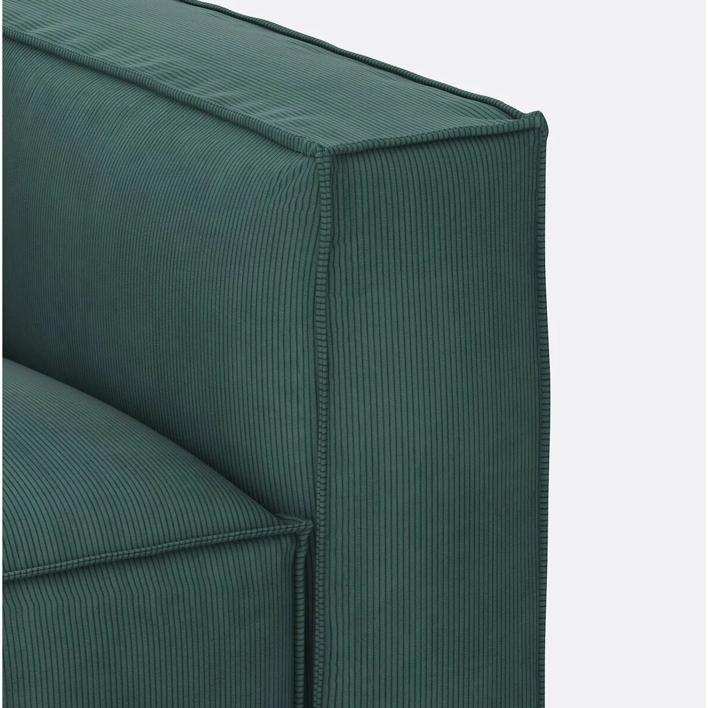 Modulaire bank, 3-zit, ribfluweel, Seven