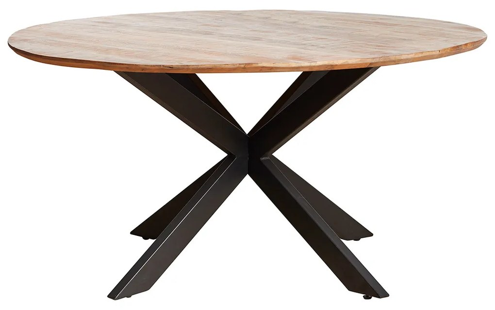 Starfurn Arlington Ronde Eettafel Mangohout 120 Cm - 120 X 120cm.